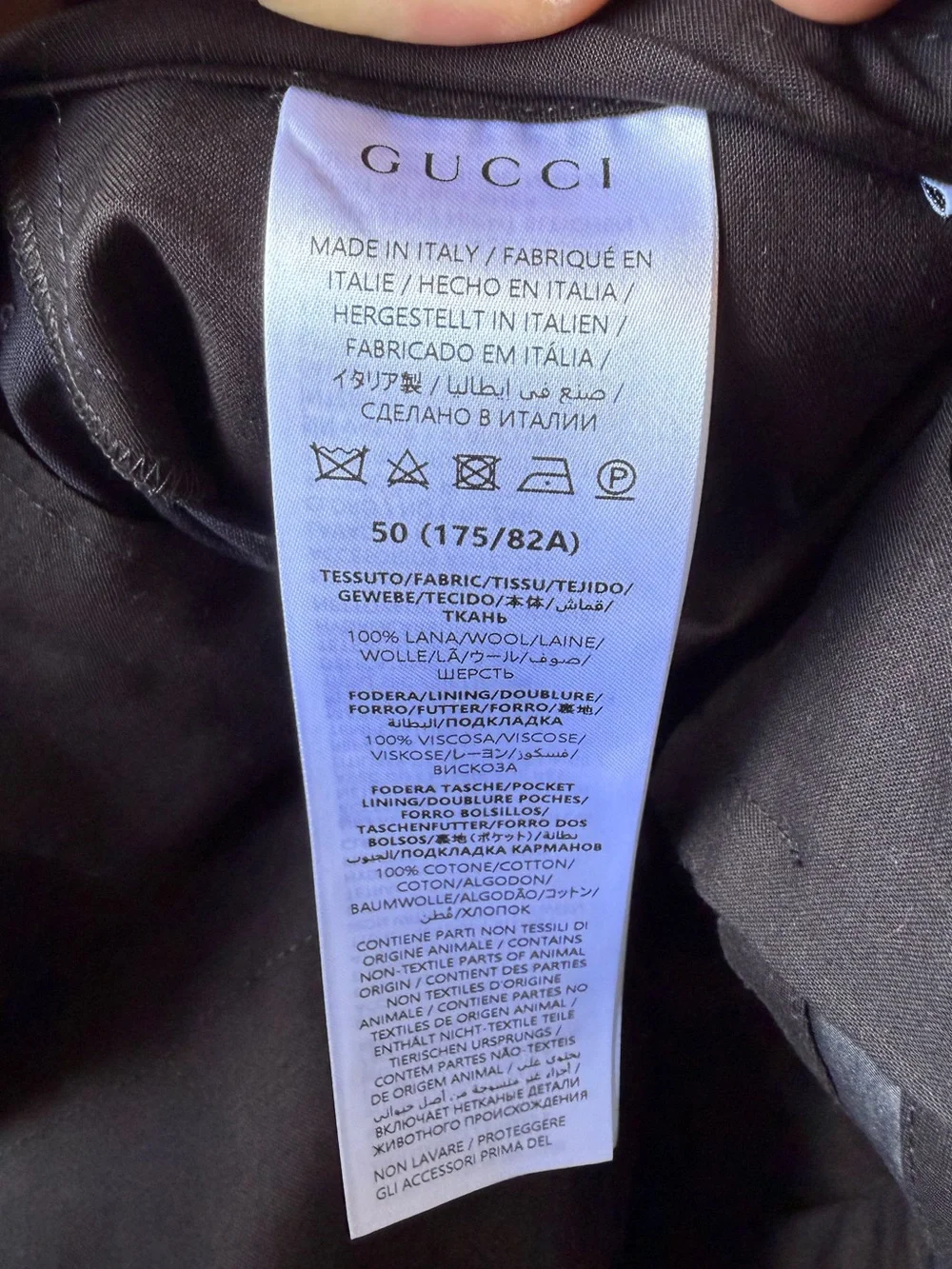 GUCCI men’s suit - blazer and pants